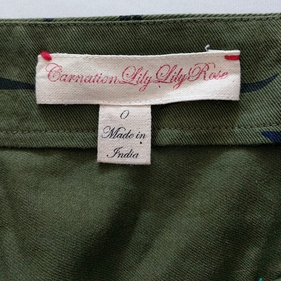 Anthropologie Succory Twill A-Line Skirt - Picture 3 of 5